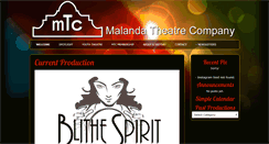 Desktop Screenshot of malandatheatre.org