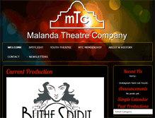 Tablet Screenshot of malandatheatre.org